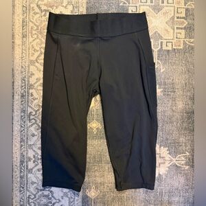 adidas Women’s Black Running Tights Cropped